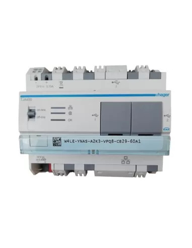 Serveur d'alimentation Hager TJA451 Domovea + kit d'accès à distance